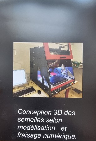 Fraiseuse num&eacute;rique pour la r&eacute;alisation de vos semelles 